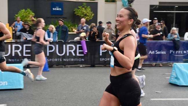 Some of the magic moments and action from the ASICS Runaway Noosa Marathon. Photo: Mark Furler