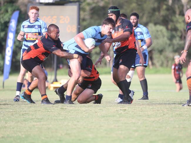 GCDRU round 2. Helensvale vs. Coomera. 1st Grade. Dane Mason. 13 April 2024 Helensvale Picture by Richard Gosling