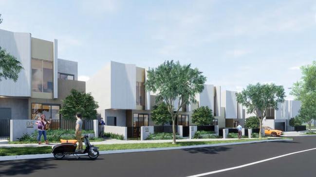 A Sydney developer is proposing townhouses and terraces in Austral. Picture: Planning documents