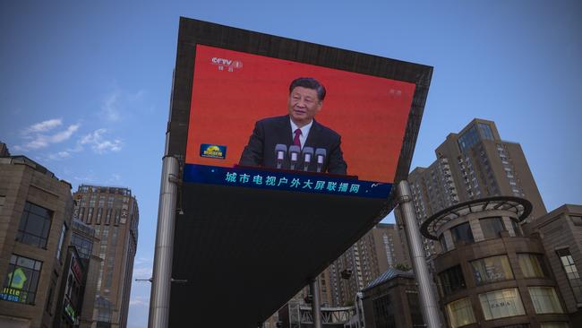 Barbarians at the gate: Chinese President Xi Jinping wants to crush his enemies, see them driven before him and hear the lamentation of their women. Picture: Getty Images