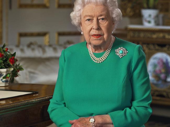 The Queen reassured Britons that better times were ahead. Picture: AFP