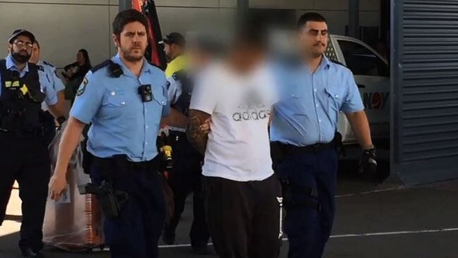 Sami Hamalainen arrested at Sydney Airport. Source: Police Media