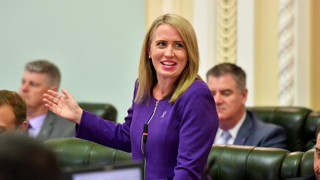 Queensland Minister for Innovation and Tourism Industry Development, Kate Jones. (AAP Image/Darren England)