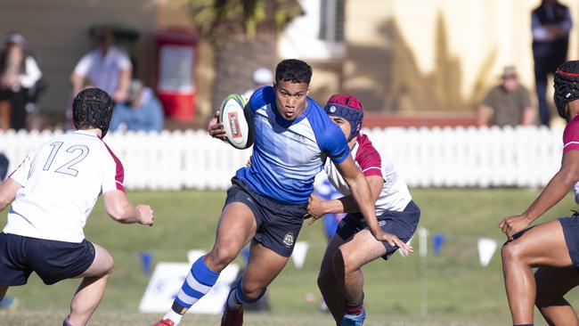 GPS First XV Rugby match between Nudgee College and Brisbane State High School. Picture: Renae Droop