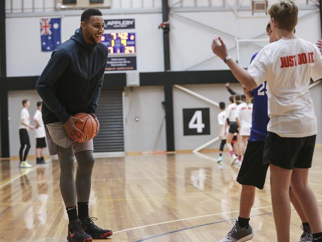 Simmons’ Melbourne camp in 2018 was hugely popular. Picture: Wayne Taylor