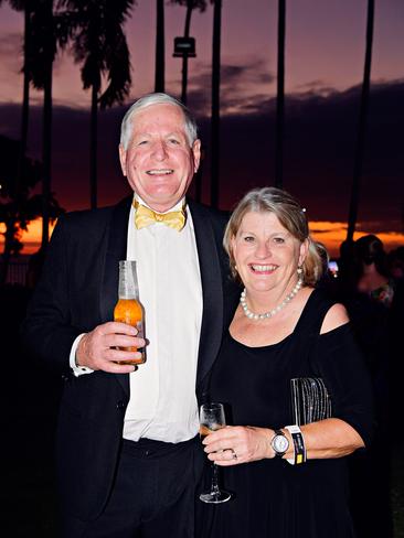 Peter Dwyer, and Colleen Dwyer at the 2017 Qantas Darwin Turf Club Gala Ball at SkyCity Casino. Picture: MICHAEL FRANCHI