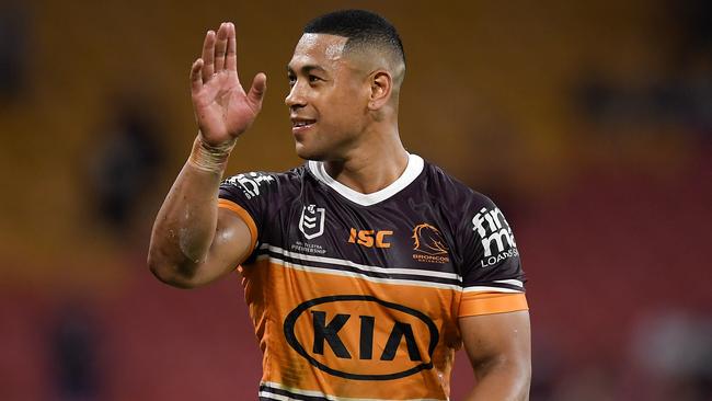 Jamayne Isaako returns to Brisbane today. Picture: Albert Perez/Getty Images