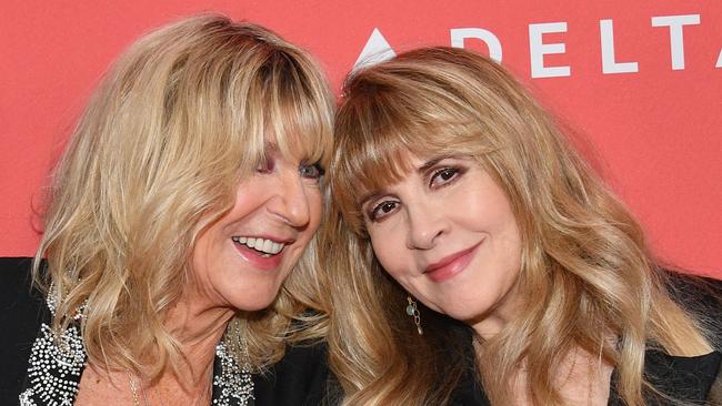 McVie (left) made her private sale a few months after Nicks (right) sold rights to her catalogue for $US100m. Picture: AFP