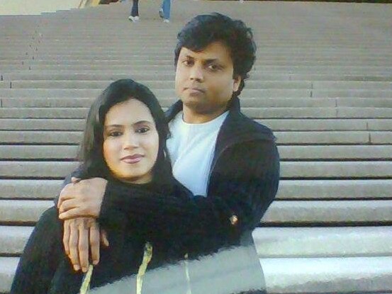 Deceased Minto mother Syeda Nirupama Hossain (left) with her husband, Altaf Hossain, who has been charged with her alleged murder.