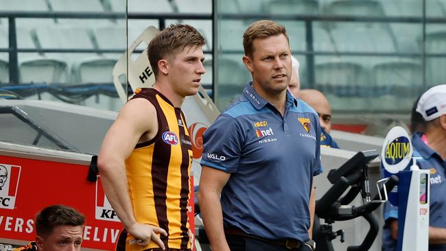 Sam Mitchell says his team is better than what was dished up in round 1. Picture: Dylan Burns/AFL Photos via Getty Images)