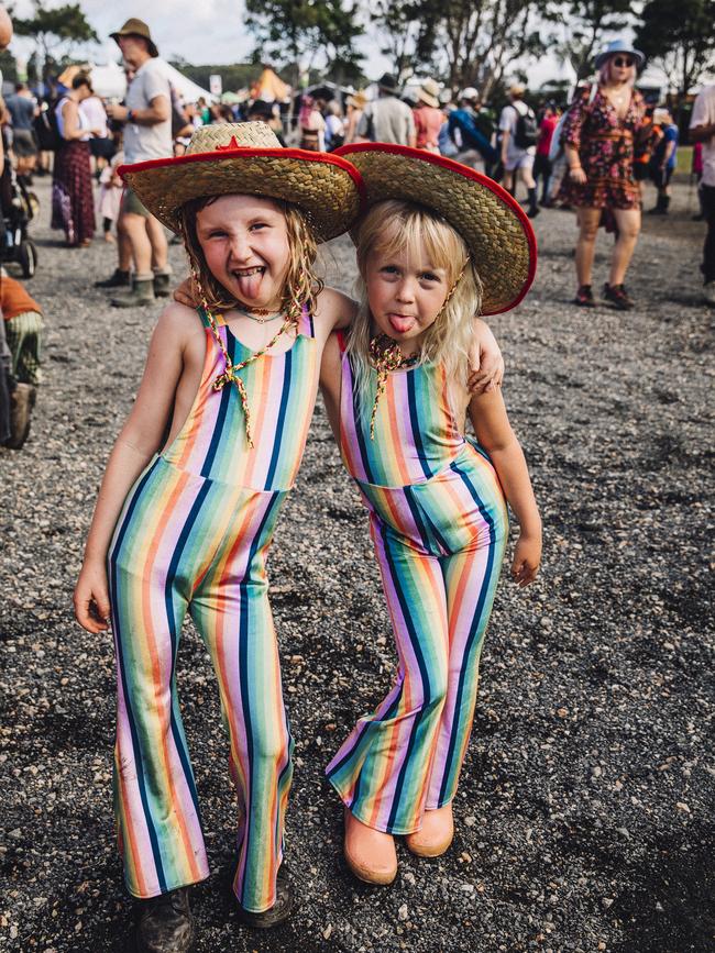 Young music fans enjoying Byron Bay Bluesfest 2022. Picture: supplied