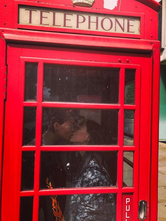 Ruby Rose and Jess Origliasso all loved up in London. Picture: Ruby Rose / Instagram