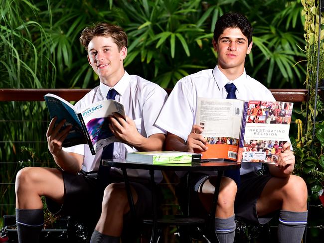 Ignatius Park College student's Kai simmons 17 and Yanni Collocott 17  will be among the first Queensland class to graduate with a ATAR score instead of an OP