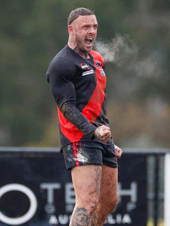 Justin Van Unen celebrated his 1000th goal in 2024. Picture: Field of View Photography