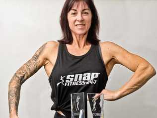 IN SHAPE: Two years of hard work have paid off for body-builder Tania Clark with a number of recent competition wins. Picture: Nev Madsen