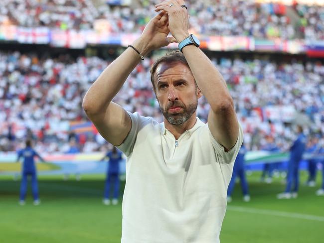Gareth Southgate again has the weight of a nation on his shoulders. Picture: Richard Pelham/Getty Images