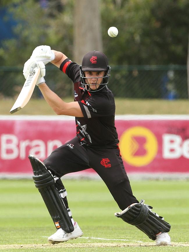 James Seymour bookends his season with hundreds. Picture: Hamish Blair