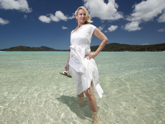 Australia's Voice of Siri Karen Jacobsen who has come home to the Whitsundays from New York. Photo Lachie Millard