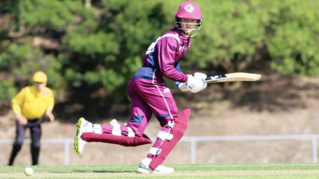 St Patrick's College student Steve Hogan representing the Queensland under 17s - he was named player of the national championships.