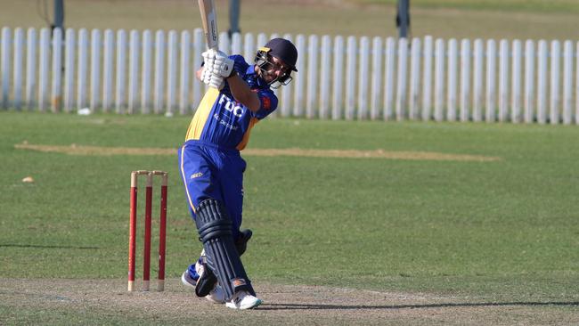 Sydney University’s Dylan Hunter cracked an impressive century against Wests in the opening round of the Kingsgrove Sports T20 competition. Supplied: NSW Premier Cricket