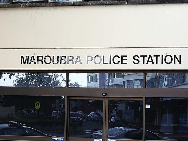 Maroubra Police Station which is across the road from the Maroubra Junction Hotel where a police officer was stabbed and the alleged offender  shot dead on Maroubra Road.