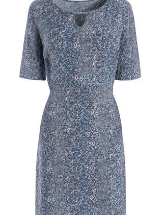 This mid-sleeve dress is great for those windy days. NEXT dusty blue dress $59, next.com.au.