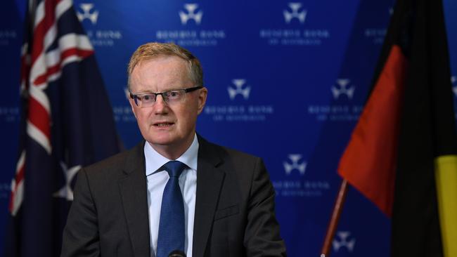 Governor of the Reserve Bank of Australia Dr Phillip Lowe. Picture: AAP