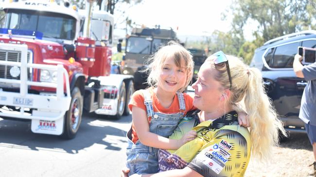 Families travelled from across the state to attend the Lights on the Hill Trucking Memorial at Gatton on Saturday, September 20, 2023.