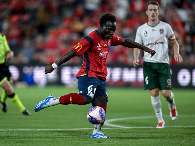 Adelaide United cashed in on Socceroos star Nestory Irankunda when he made a big move to Bayern Munich. Picture: Getty