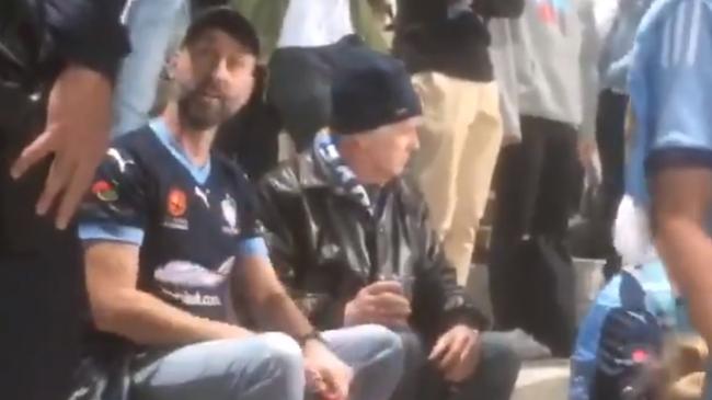 A man was evicted from the A-League semi-final between Sydney FC and Melbourne Victory. Picture: Supplied