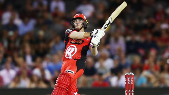 A marauding late innings from Cameron Boyce has spared the Renegades’ blushes against Thunder. Picture: Getty Images