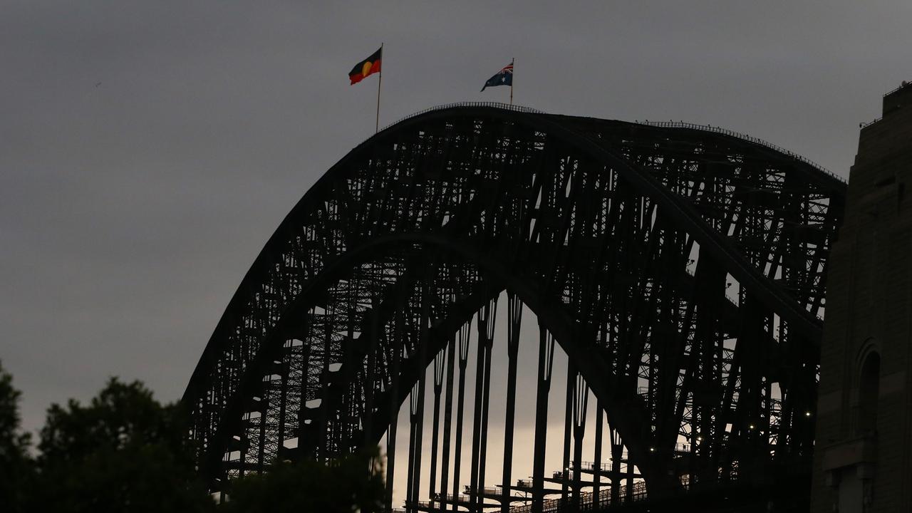 The NSW Government says it will cost $25 million to fly the Aboriginal flag from the Sydney Harbour Bridge. Picture: Lisa Maree Williams/Getty Images