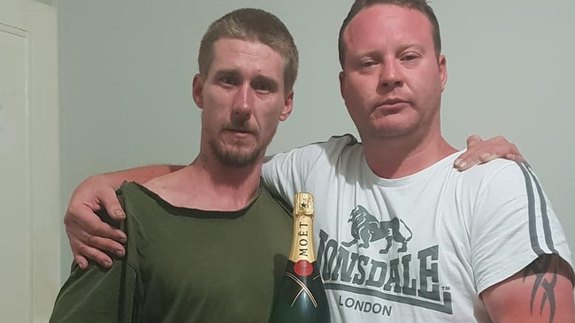 Michael (left) and Chris van Beers, sons to Marie van Beers who was allegedly killed at Tweed Heads. Picture: supplied