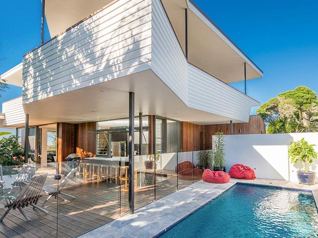 The award-winning Gull House in Byron Bay.
