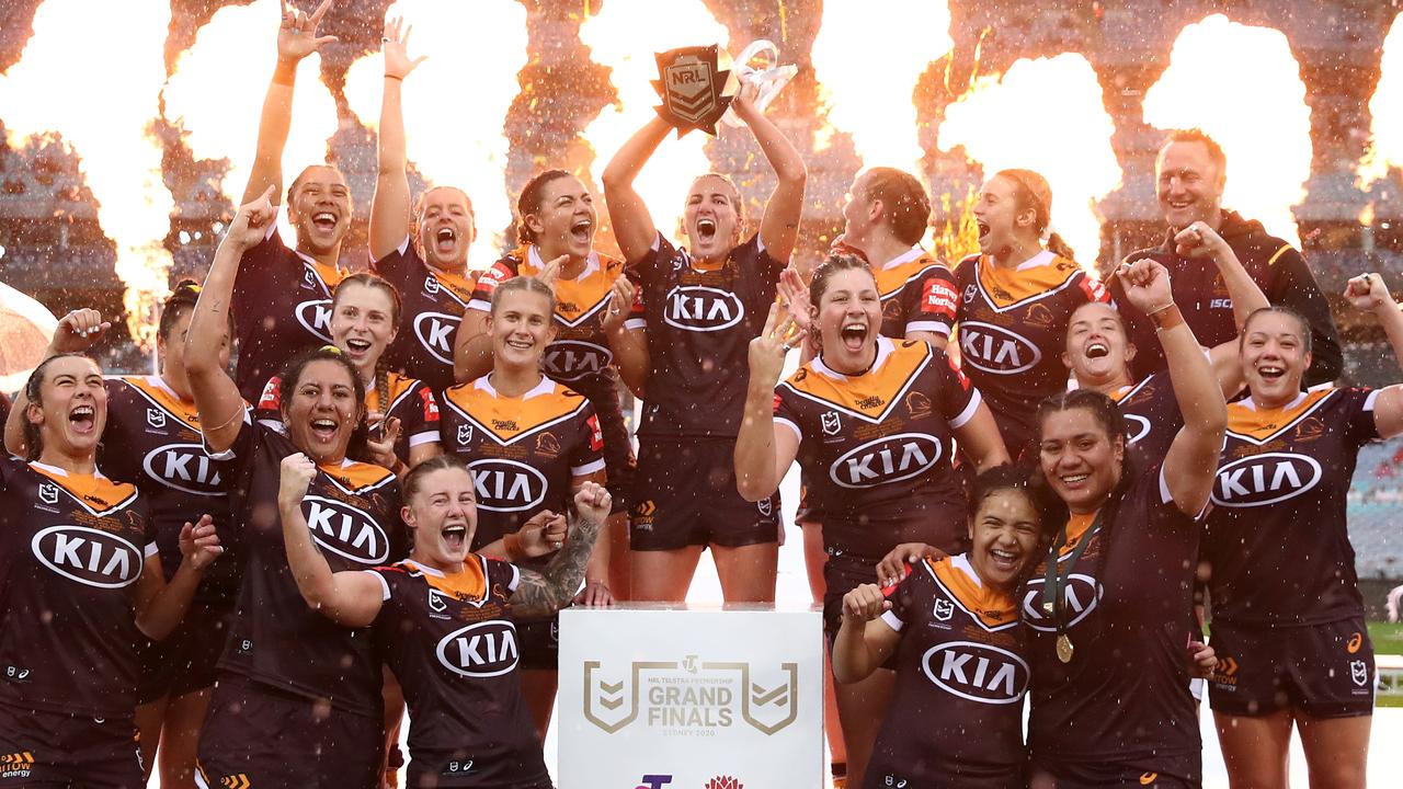 The Broncos won last year’s NRLW grand final. Picture: Cameron Spencer/Getty Images