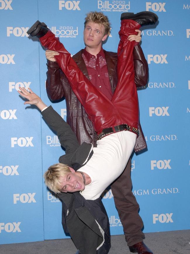 The brothers at the Billboard Music Awards in 2000. Picture: AFP