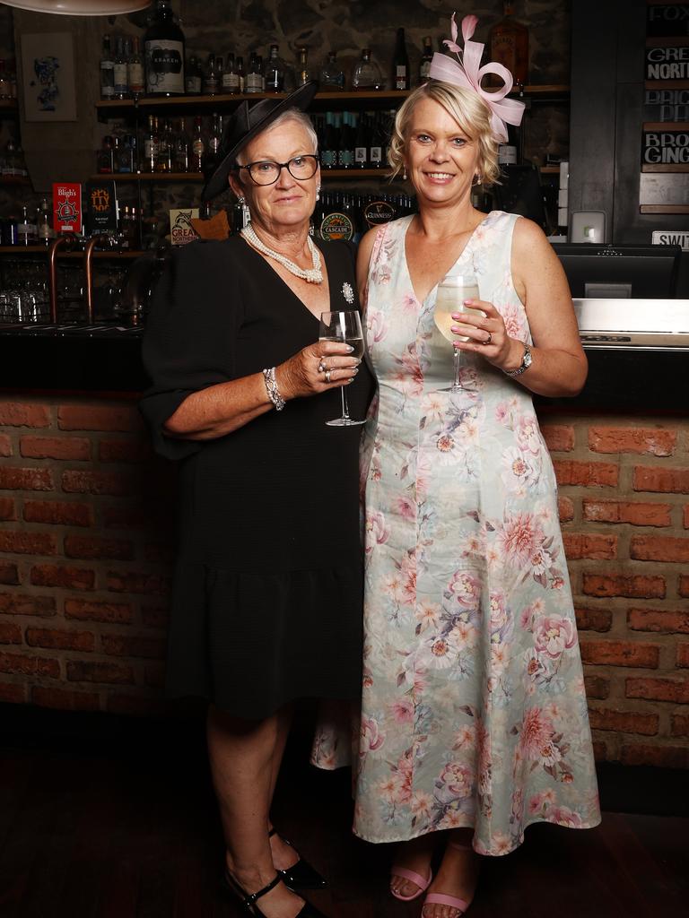 Sheryl Phillips and Chantel Lovell. Melbourne Cup event at The Brick Factory in Salamanca. Picture: Nikki Davis-Jones