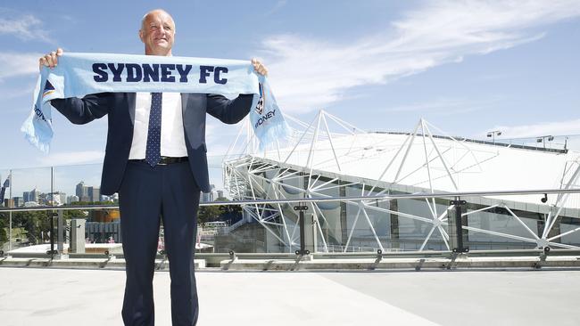 Sydney FC coach Graham Arnold recently re-signed for another two seasons.