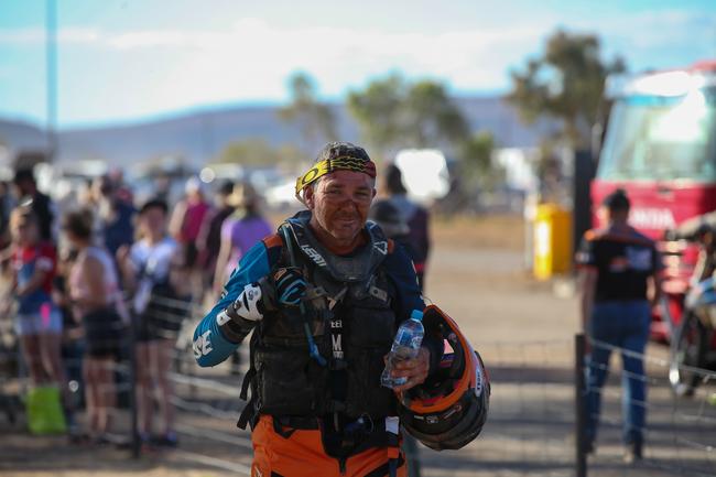 The 2019 Tatts Finke Desert Race was dirty work for competitors. Pic: MATT HENDERSON