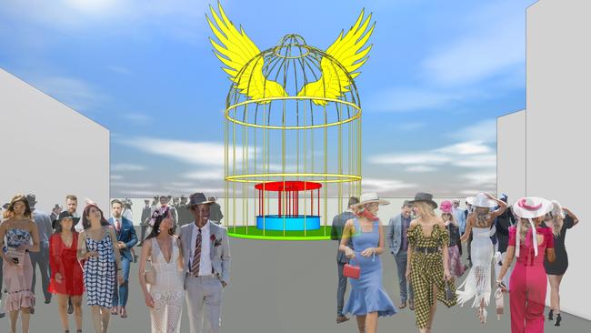 The grand new entrance will be modelled on red carpet events such as the Oscars. Picture: supplied render.