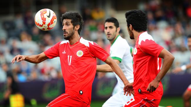 Asian Cup warm up match Saudi Arabia v Bahrain. Simonds Stadium, Geelong. 7pm. 11 Bahrain: Ismaeel Abdullahtif Isameel Picture: Mitch Bear