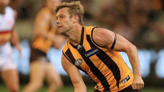 Sam Mitchell is in career-best form. Picture: Wayne Ludbey