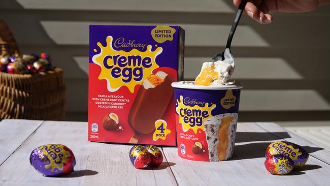 Cadbury has released a new frozen Creme Egg range. Picture: Supplied