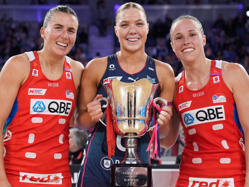 The Vixens are the current holders of Sargeant-McKinnis Cup. Picture: Daniel Pockett/Getty Images