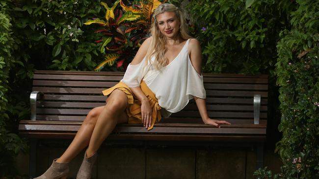 Gabby Epstein gets paid big bucks to travel the world, so how did she do it? Picture Glenn Hampson