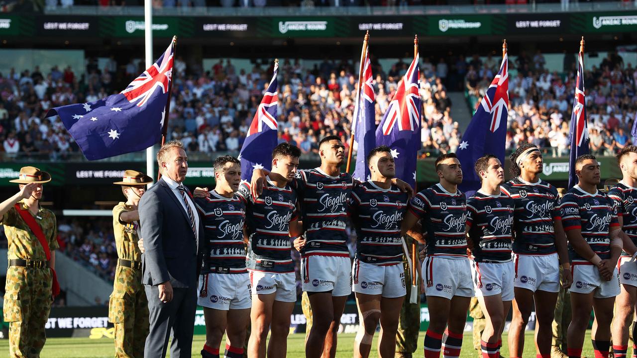 The NRL’s Anzac Day matches are some of the most special days on the rugby league calendar. Picture. Phil Hillyard