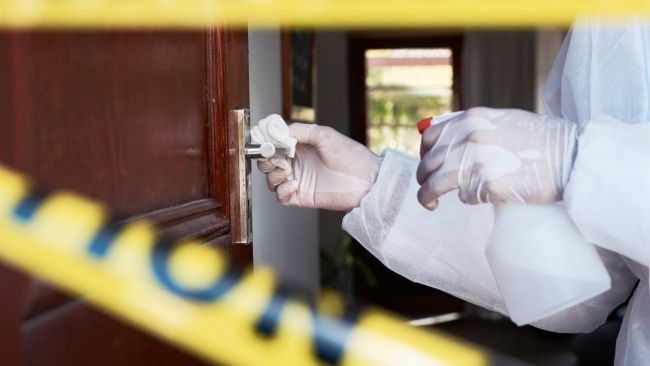 Crime scenes need a professional clean-up too. Image: iStock