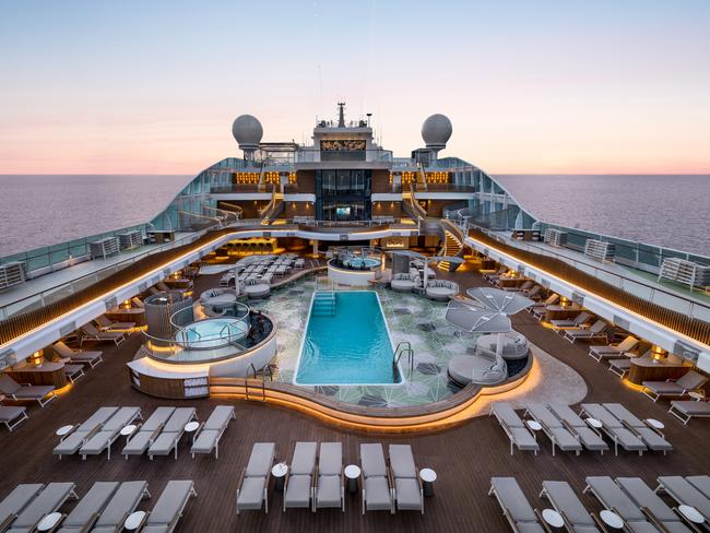 EMBARGO FOR TWAM 24 FEB 2024. FEE MAY APPLY.Onboard the Oceania Cruise - Vista. Source: Supplied