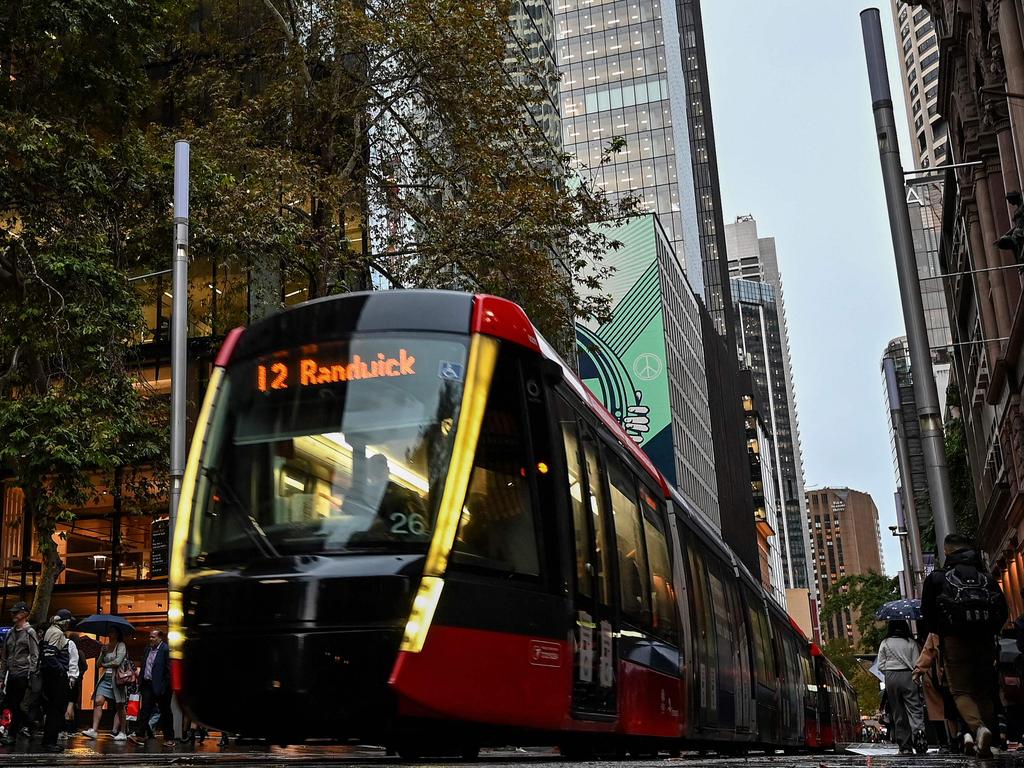 Commuters will be able to use the light rail to travel between dining spots. (Photo by Saeed KHAN / AFP)