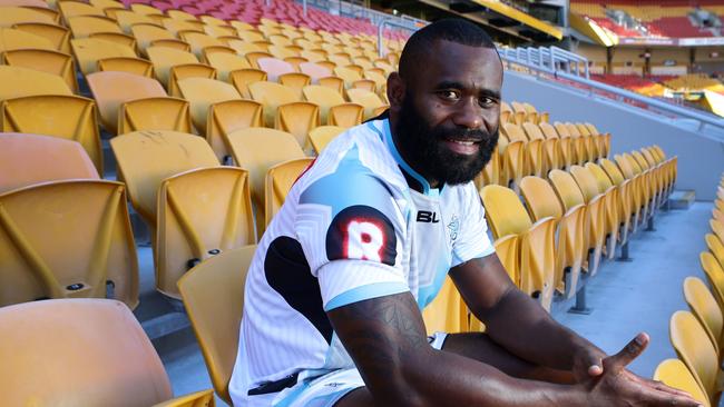World All Stars player Semi Radradra ready for the All Stars game. Pic Darren England.